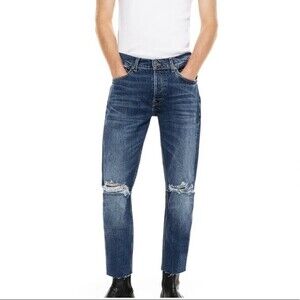 H&M blue jeans skinny fit size 30/32 NWT